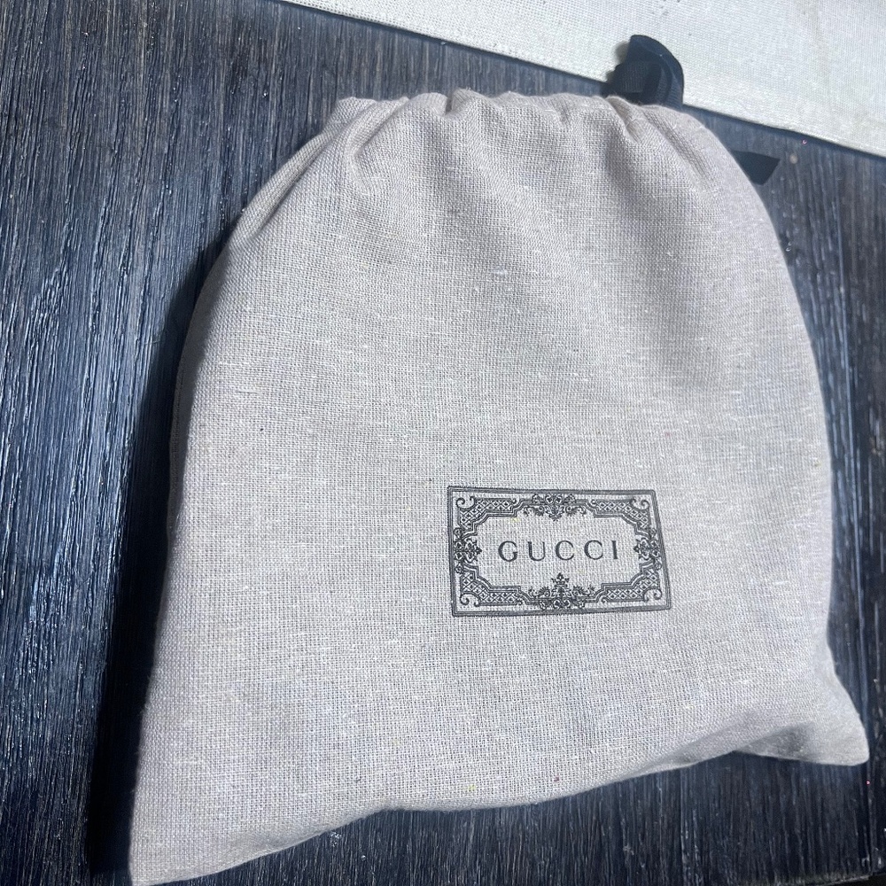 Authentic Gucci GG Supreme Buckled Belt